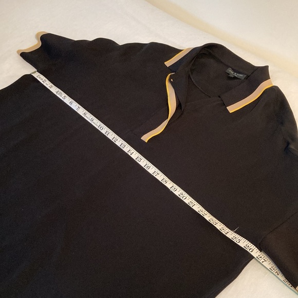 Rag & Bone oversized polo shirt dress silk black S - Picture 14 of 15